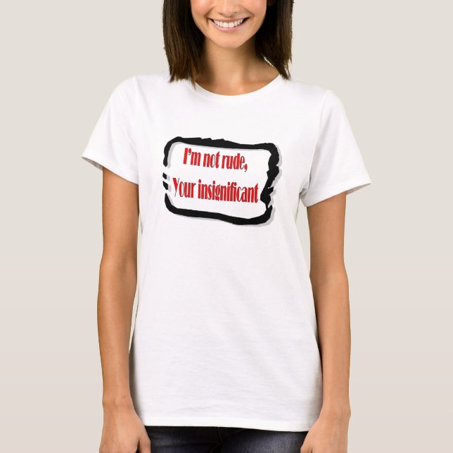 T-shirts Citações engraçadas (Frente)