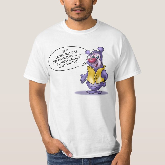 T-shirts Citações engraçadas dos desenhos animados (Frente)