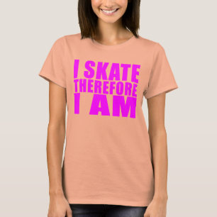 T-shirts Citações engraçadas dos patinadores da menina: