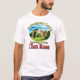 T-shirts Clã Ross que sonha do castelo de Balnagown