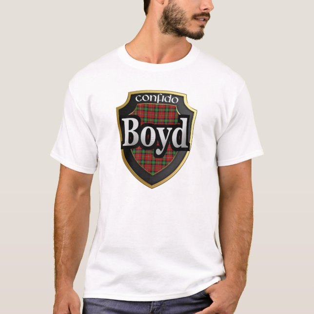 T-shirts Clan Boyd Scotland Tartan Dynasty (Frente)