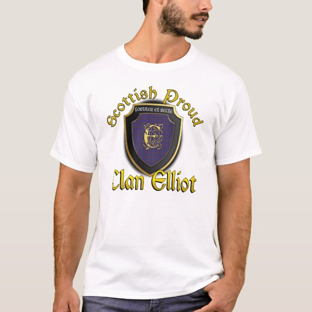 T-shirts Clan Elliot Scottish Proud Shirts (Frente)