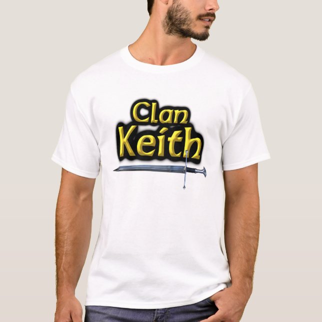 T-shirts Clan Keith Inspira Escocês (Frente)