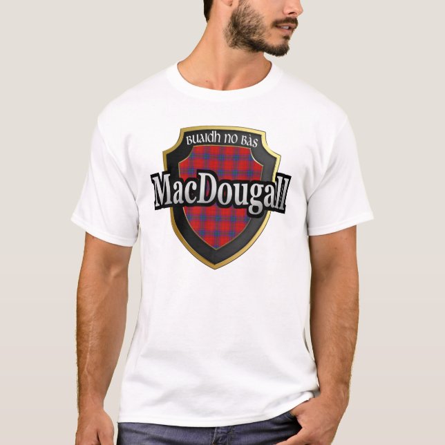 T-shirts Clan MacDougall Scotland Tartan Dynasty (Frente)