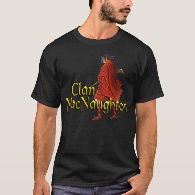 T-shirts Clan MacNaughton Highland Games Shirts (Frente)