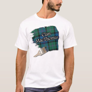 T-shirts Clan MacThomas Scottish Tartan Paint Shirt