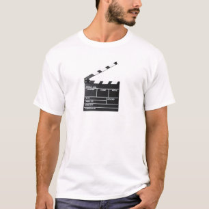 T-shirts clapperboard do filme de filme