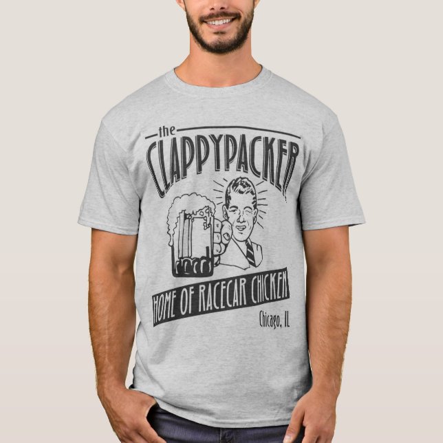 T-shirts Clappypacker (Frente)