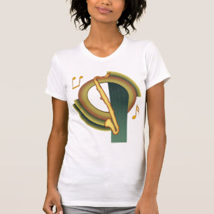 T-shirts Clarinete baixo Deco