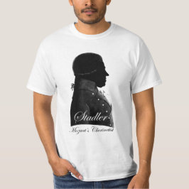 T-shirts Clarinetista Anton Stadler e compositor Mozart