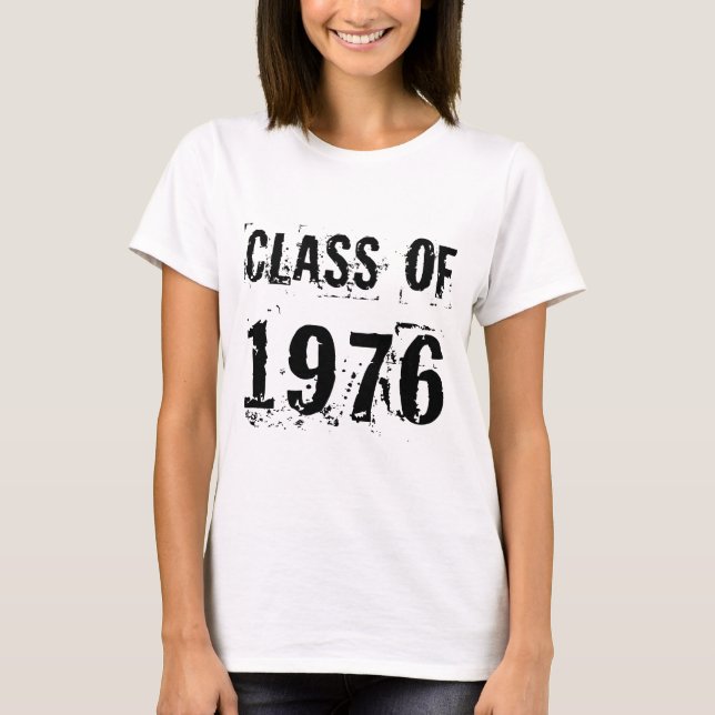 T-shirts Classe da reunião de 1976 (Frente)