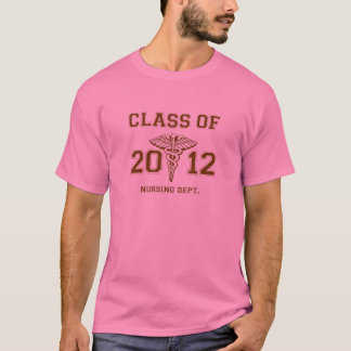 T-shirts Classe de 2012 serviços de nutrição