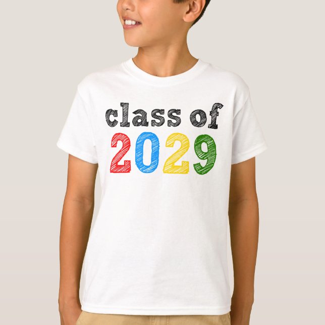 T-shirts Classe de 2029 (Frente)
