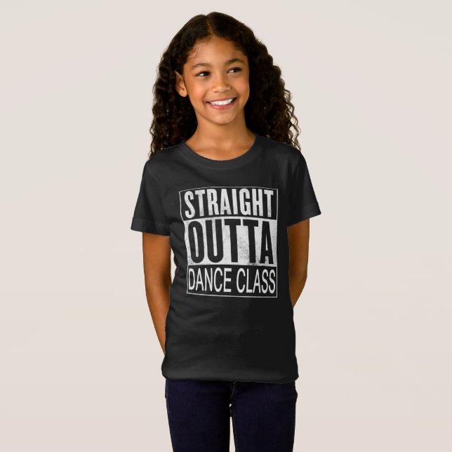 T-shirts Classe de dança reta de Outta (Frente Completa)
