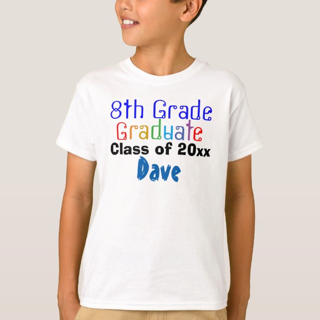 T-shirts Classe de Formando do Oitavo Ciclo (Frente)