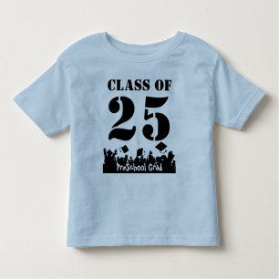 T-shirts Classe de Formando Pré-escolar Mudança para Ano Co