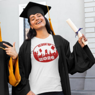 T-shirts Classe de Graduação RED de 2026