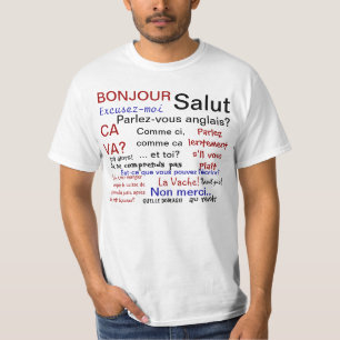 T-shirts Classe francesa - parlez francais?