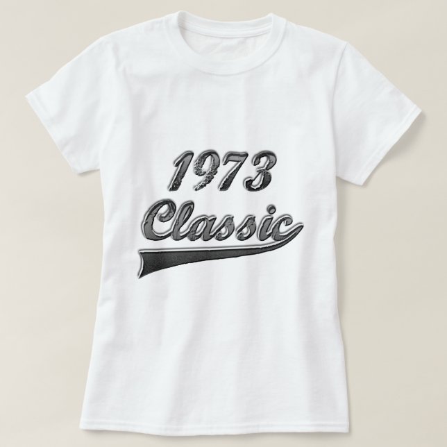 T-shirts Clássico 1973 (Frente do Design)