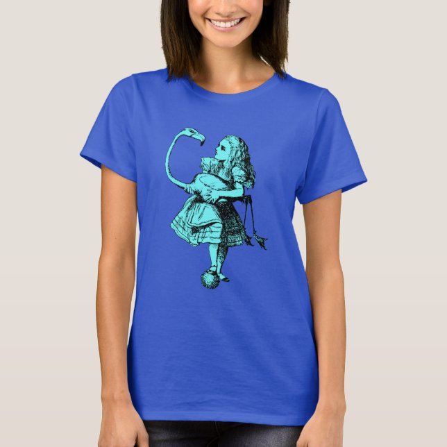 T-shirts Clássico Alice no País das Maravilhas (Frente)