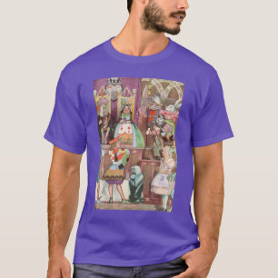 T-shirts Clássico Alice no País das Maravilhas, Rainha de C