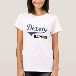 T-shirts Clássico da cidade de Dixon Illinois