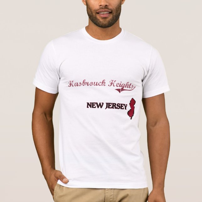 T-shirts Clássico da cidade de New-jersey das alturas de (Frente)
