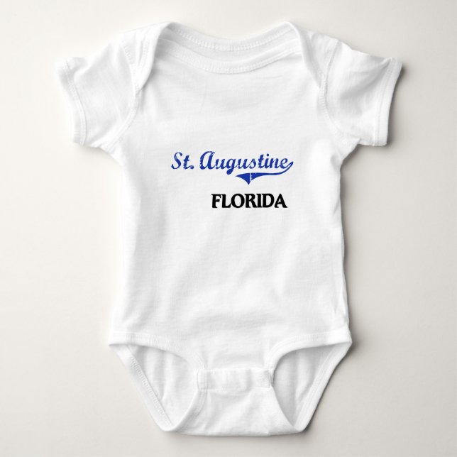 T-shirts Clássico da cidade de St Augustine Florida (Frente)