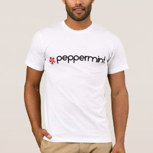 T-shirts Clássico do Peppermint no branco