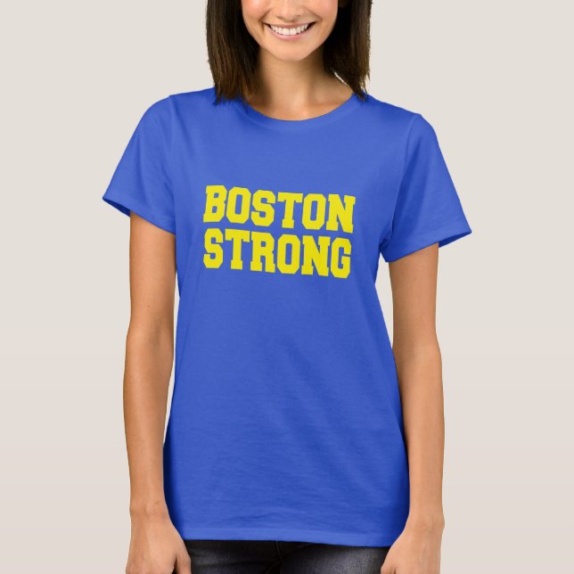 T-shirts Clássico forte de Boston (Frente)