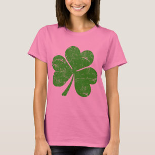 T-shirts Clássico irlandês Shamrock