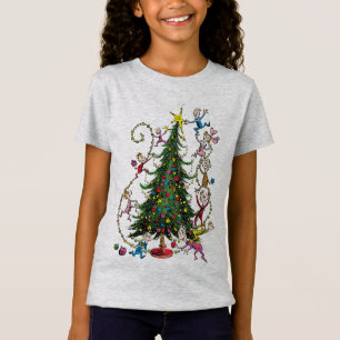 T-shirts Clássico O Grinch  Árvore de Natal