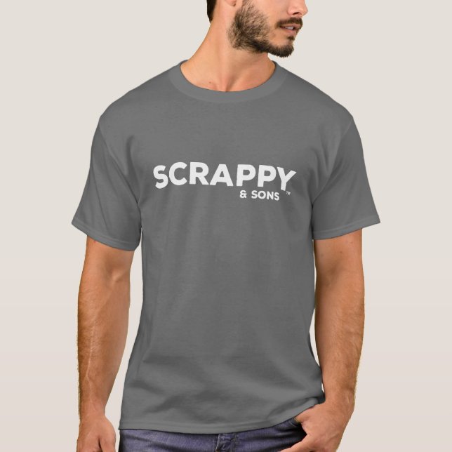 T-shirts Clássico Scrappy (Frente)