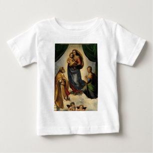 T-shirts Clássico "Sistine Madonna" (cerca de 1513) de Rafa