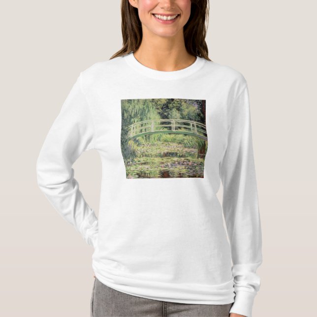 T-shirts Claude Monet | Nenuphars branco, 1899 (Frente)