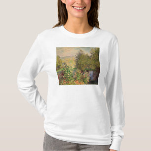 T-shirts Claude Monet um canto do jardim em Montgeron