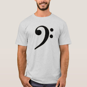 T-shirts Clef baixo preto