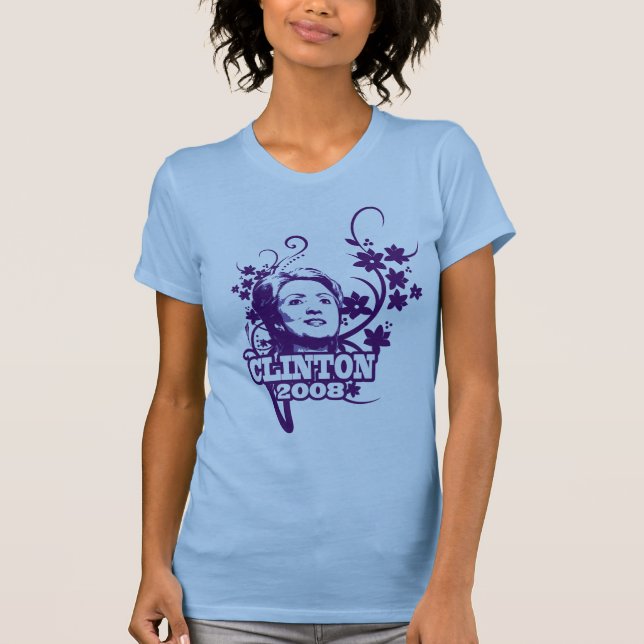 T-shirts Clinton '08 (Frente)