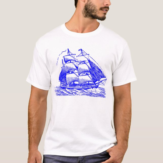 T-shirts Clipper - Azul (Frente)