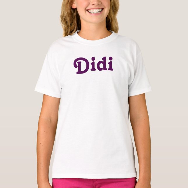 T-shirts Clothing Girls Didi (Frente)