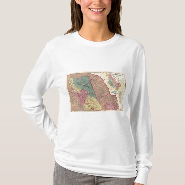 T-shirts Cloverdale, Washington, Mendocino (Frente)