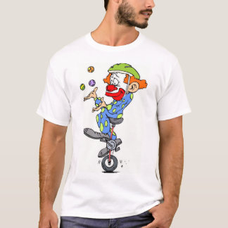 T-shirts clown_on_unicycle
