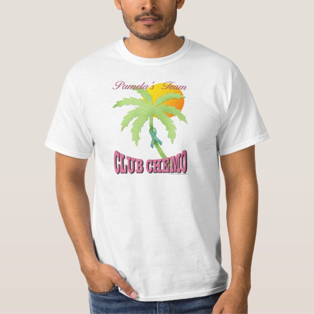 T-shirts Clube Chemo - cerceta (Frente)
