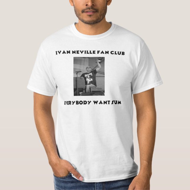 T-shirts Clube de fãs de Ivan Neville (Frente)