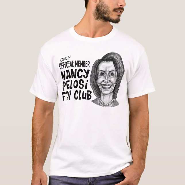 T-shirts Clube de fãs de Nancy Pelosi (Frente)