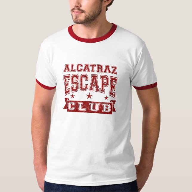 T-shirts Clube do escape de Alcatraz (Frente)