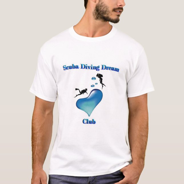 T-shirts Clube ideal do mergulho autónomo (Frente)