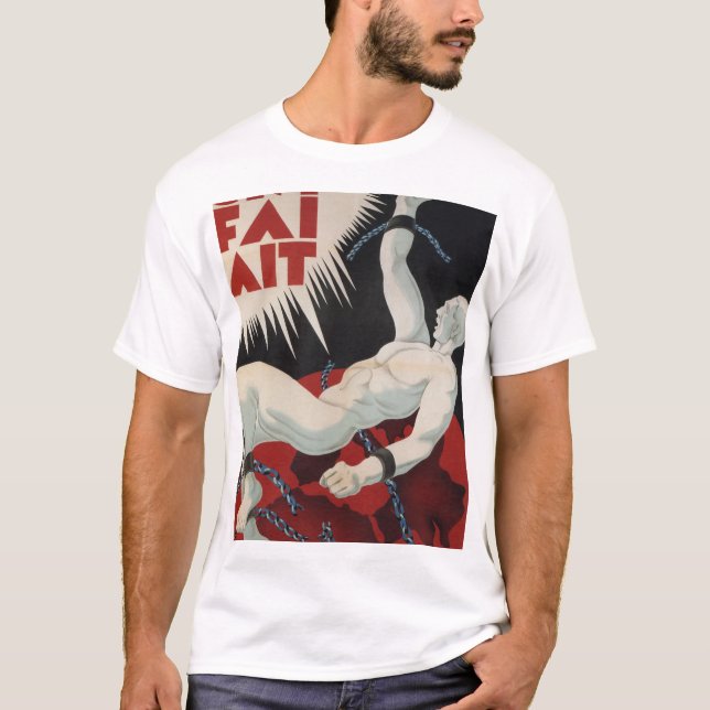 T-shirts CNT. FAI. Posters do _Propaganda de AIT (1937) (Frente)