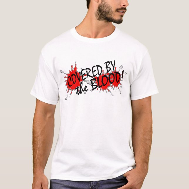 T-shirts Coberto pelo sangue (Frente)