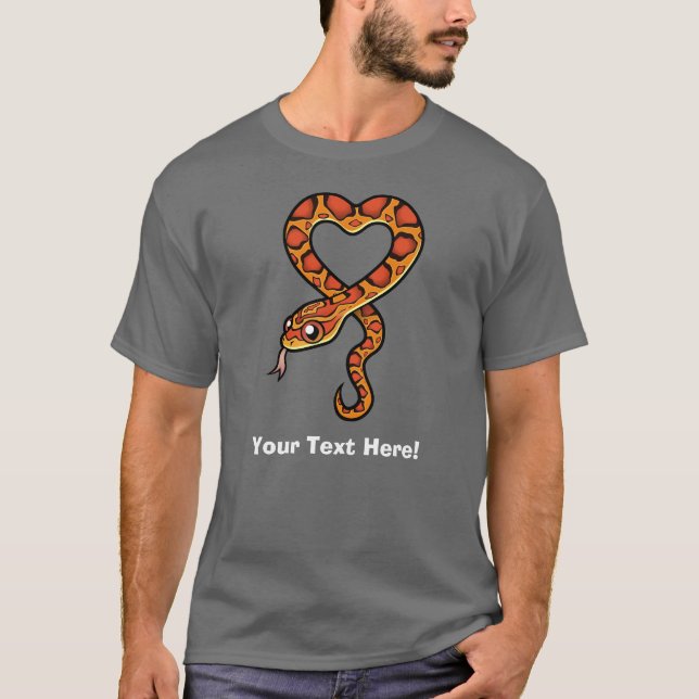 T-shirts Cobra de Desenho Animado (Frente)